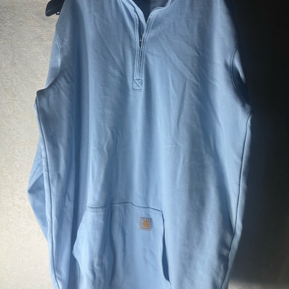 Carhartt Jacket SZ 2XL T Pullover Relaxed Fit Heavyweight 1/2-zip Thermal Shirt
